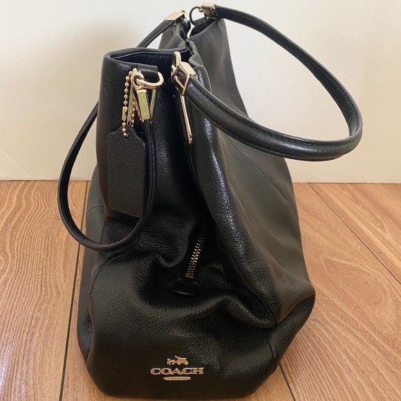 Coach Black Leather Handbag - Picture 10 of 10